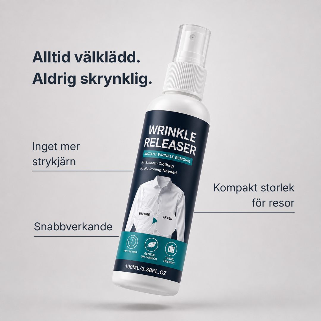 Anti wrinkle spray - SlÀt outfit pÄ sekunder