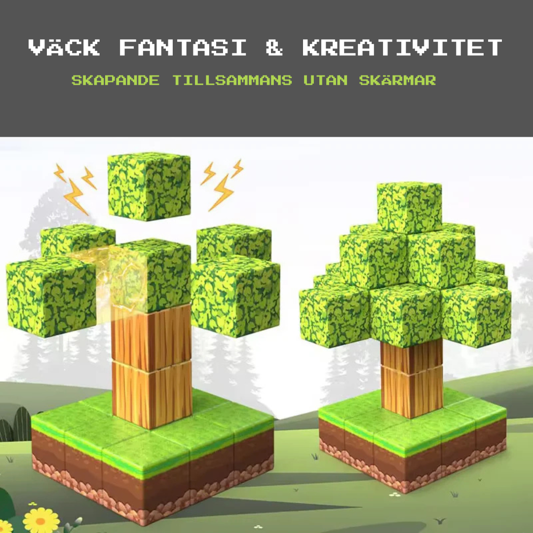 MineCubesâą 100-pack - Skapande med magnetisk kraft