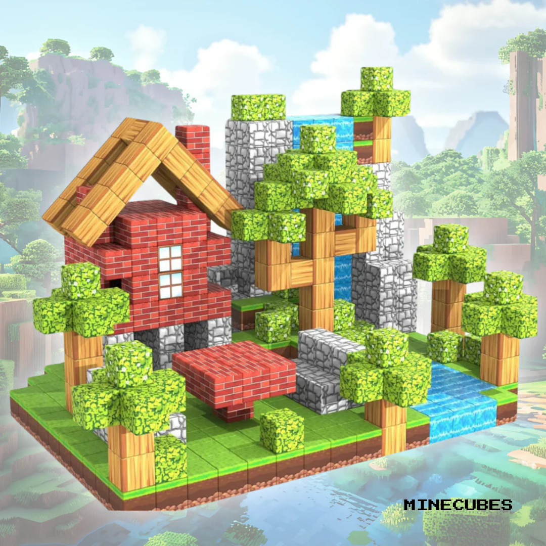 MineCubes™ 100-pack - Skapande med magnetisk kraft